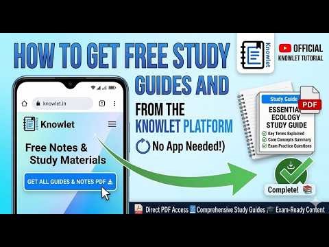 How to Download PDF Noten From Knowlet | How to Get PDF Notes From Knowlet | How to Downloads eNotes