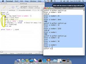 Python for Informatics - Exercise 5.1