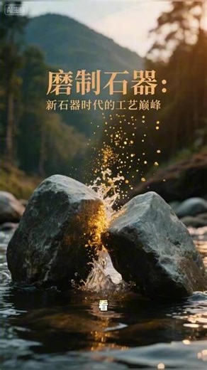 告别粗糙！看一万年前的“工匠精神”如何打造史前高科技！#新石器时代 #磨制石器 #工艺巅峰 #史前文明 #工匠精神