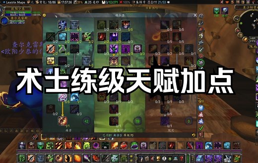 怀旧服TBC术士练级天赋加点