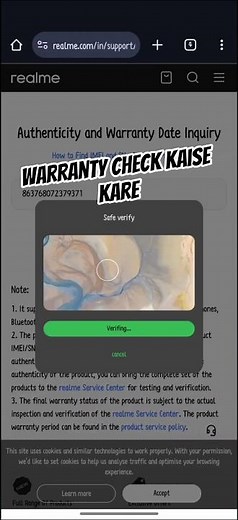 Check Any Mobile Warranty #tips #tricks