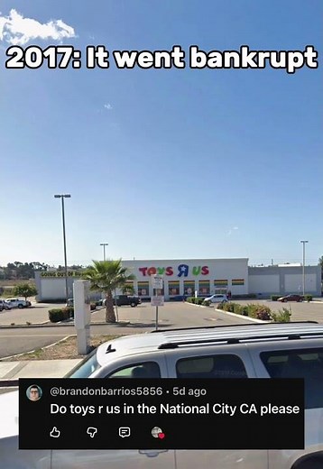 Abandoned Toy’s “R” Us in National City, CA #toysrus #california #abandonedplaces #nostalgia #00s