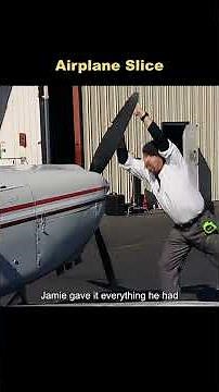 What happens if you start an airplane engine by hand?