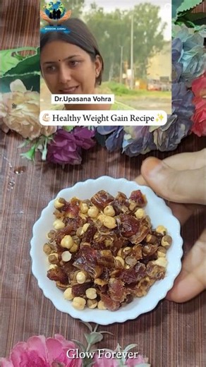 ✨ Protein-Rich Dates & Chickpeas Mix by Dr Upasana #healthy #protein #weightloss