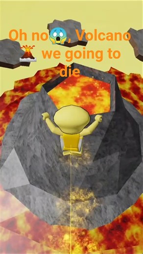 Volcano Drop to Fun House 😱🌋 | Escape The Carnival Of Terror (Roblox Short)