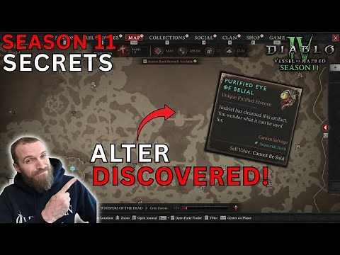 New Alters Discovered For Purified Items In Diablo 4 Season 11!