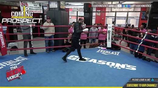 🔵Chris Colbert shadow boxing 🥊Gleason Gym, media work out💪🏾