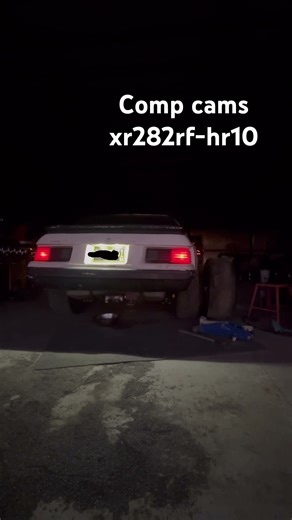 Garage built 351w foxbody swap with shorty headers and open H pipe #foxbody #351windsor #cammed