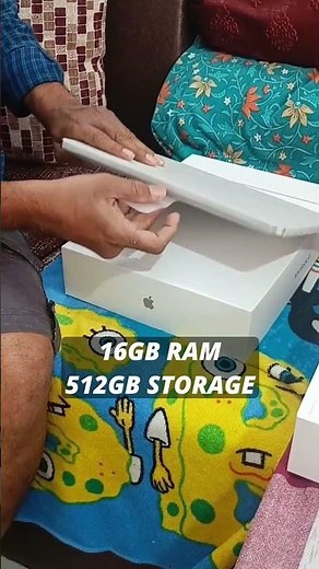 macbook air m4 unboxing 😍 #macbook #shorts