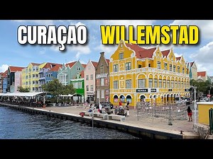 CURAÇAO Walking Tour [4K] - Walking Through The Colorful Streets of WILLEMSTAD