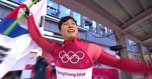 El héroe local Yun Sung-bin se desliza tranquilamente al oro (M) | Skeleton