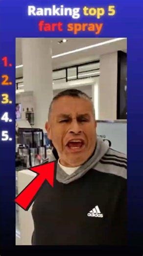 Ranking top 5 FART SPRAY 💨 #shorts