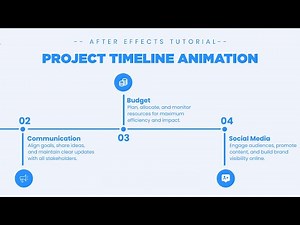 How to Animate a Project Timeline in After Effects