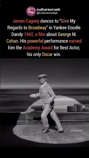 James Cagney's Iconic Oscar-Winning Dance in Yankee Doodle Dandy (1942) #shorts