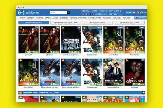 Elitetorrent estrena nuevo dominio para saltarse el bloqueo de las operadoras
