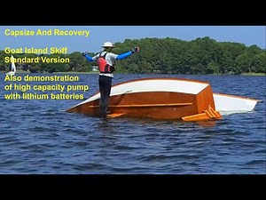 Simon Lew Capsize and Recovery Goat Island Skiff sail boat