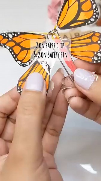 DIY Flying Butterfly Gift Tutorial