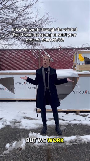 We’ve said it before and we’ll say it again... DON'T wait until spring to start your project! If you want your outdoor space ready for the warmer months, NOW is the time to meet with us. Planning, design, and scheduling all happen before the build ever starts, and our calendar fills quickly. Start the conversation now so you’re not watching the season go by.