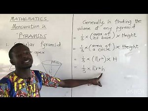 Another level of MENSURATION 2 | Solid Figures | Pyramid | Volume of any pyramid