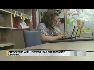 City offering free WiFi hotspot map for distance learning