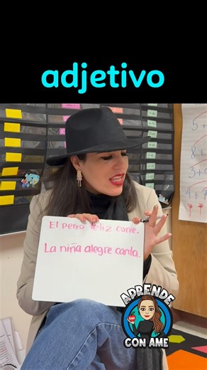Te dejo una manera muy sencilla de introducir los adjetivos. Esta lección va después de que ya hemos estado trabajando con sustantivos por un tiempo. Si tienes más ideas, déjalo en los comentarios. #explorepage #maestras #Maeta #adjetivos #espanol | Aprende Con Ame