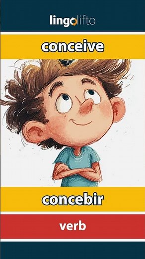 🇬🇧🇪🇸 conceive - concebir : learn English : aprendamos inglés : vocabulary builder
