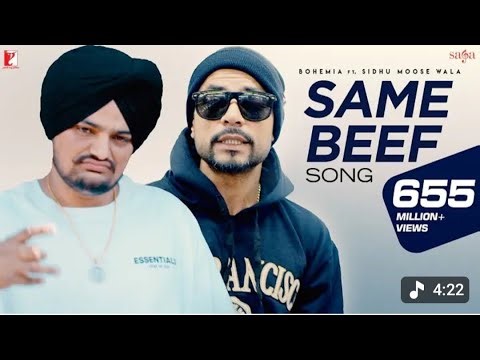 Same Beef song | BOHEMIA | Ft. Sidhu Moose wala | Byg Byrd | punjabi song | Rap song | Music video 