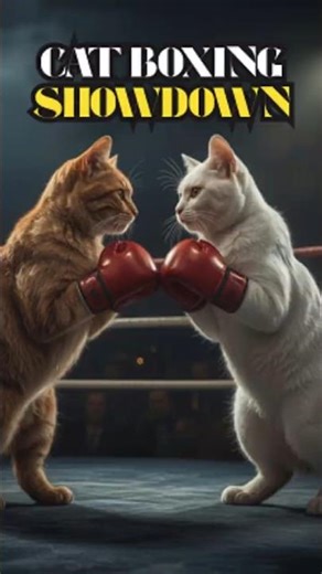 Ultimate Cat Boxing Showdown 🥊 – Who Will Dominate?