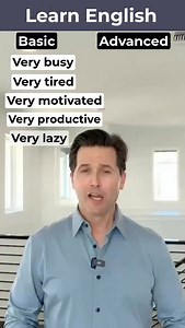 Alternatives To Using ‘Very’ English Vocabulary #speakenglish #englishvocabulary #englishteacher #speakenglish | English Teacher Josh