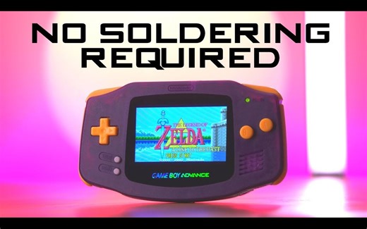 【老掌机改造】简单构建完美GBA！新款全贴合IPS 3.0套件安装教程 | 作者：Macho Nacho Productions | 机翻中文