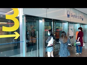 Changi Airport Skytrain: Terminal 1 to Terminal 3
