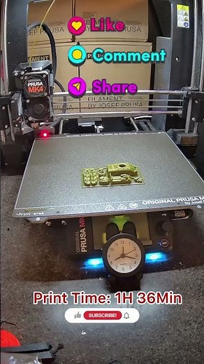 Best 3D Print Timelapse: Sherman Tank - Kit Card.@Prusa3D #shorts #prusa3dprinter #printables