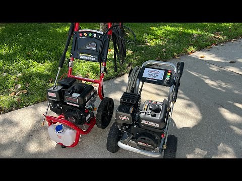Predator 3200psi vs Simpson 3400psi pressure washers