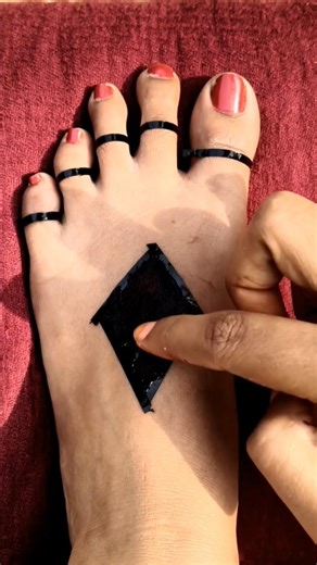 New foot mehndi design 😍 #mehndi #mehandi #mehndidesign #trending #easy #henna