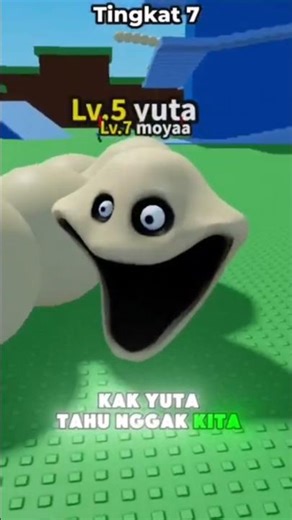 Yuta Mio turns into a giant worm #roblox #games #duniamiaaroblox