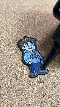 Clear Uv resin on keychains #howto #diy #bambulab #3d #acrylicresin