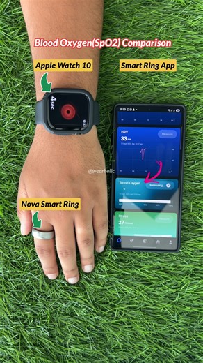 Smart Ring Vs Apple Watch Blood Oxygen SpO2 Sensor Accuracy
