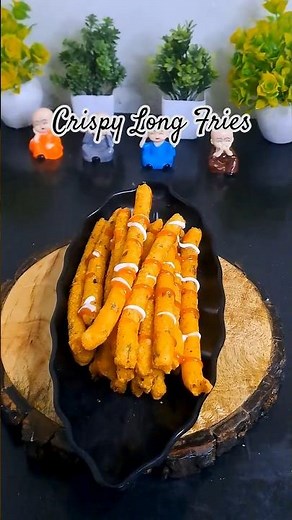 Crispy Long Fries #viral #recipe #explore