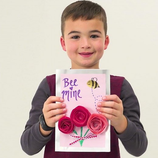 Knutselidee || Crayola DIY: Valentijnsdagkaarten met Papieren Bloemen