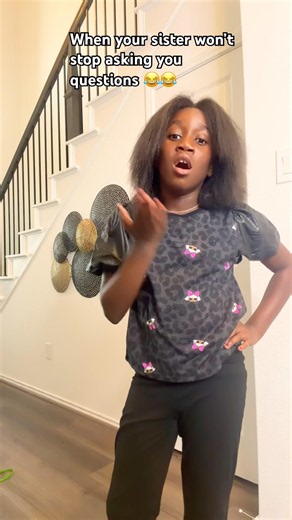 When My Sister Won’t Stop Asking Me Questions 😂🤦‍♀️ #shorts