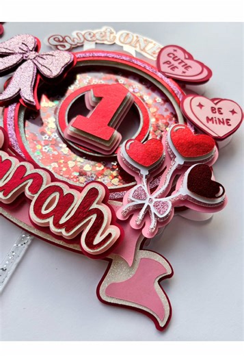 Love at First Party 💕 Custom Valentine Banner & Cake Topper for Your Little Sweetheart #ValentinesDecor #CustomPartyDecor #fyp #ValentinesParty #PersonalizedDecor