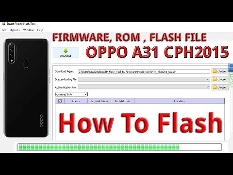 Oppo A31 CPH2015 Full Flash Scatter Rom By Free Tool - How To Flash Hang On Logo Dead Boot Repair )