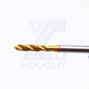 [Hot Item] Threading Tool- DIN371 Tin Coating Hsse Spiral Flute Taps for Stainless Steel 4*0.7