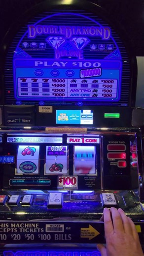 $100 Double Diamond Deluxe #slot #casino #lasvegas