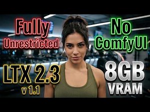 Run LTX 2.3 WITHOUT ComfyUI on 8GB VRAM! Full Local Setup 🔥