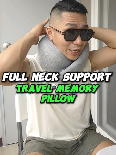 Neck Support Memory Foam Travel Pillow – Best Sleep Companion