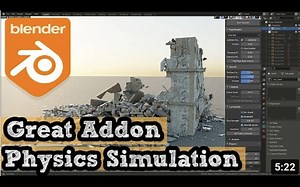 【Blender】插件 RBDLab 物理模拟