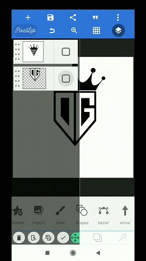 How to Design DG Logo Using Pixellab on Android