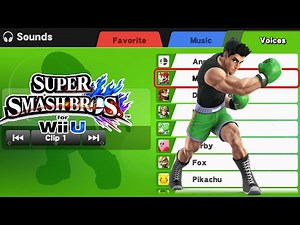 Little Mac & Doc Louis Voice Clips - Super Smash Bros Wii U