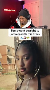 Tems went straight to Jamaica with this Track 🌊💃🏿🇯🇲 Track ID: Tems – Turn Me Up #tems #jamaica #dancehall #dancehallmusic #afropop #afroartist #music #reaction | GL0BAL